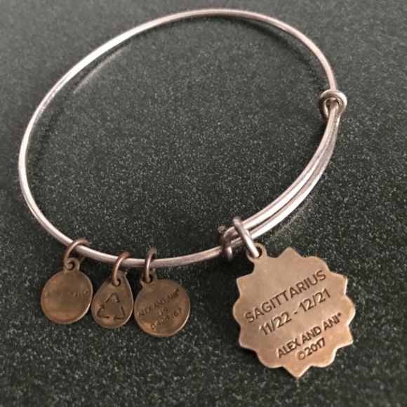 Alex and Ani Expandable Wire Bracelet Sagittarius 2017 - Picture 10 of 16